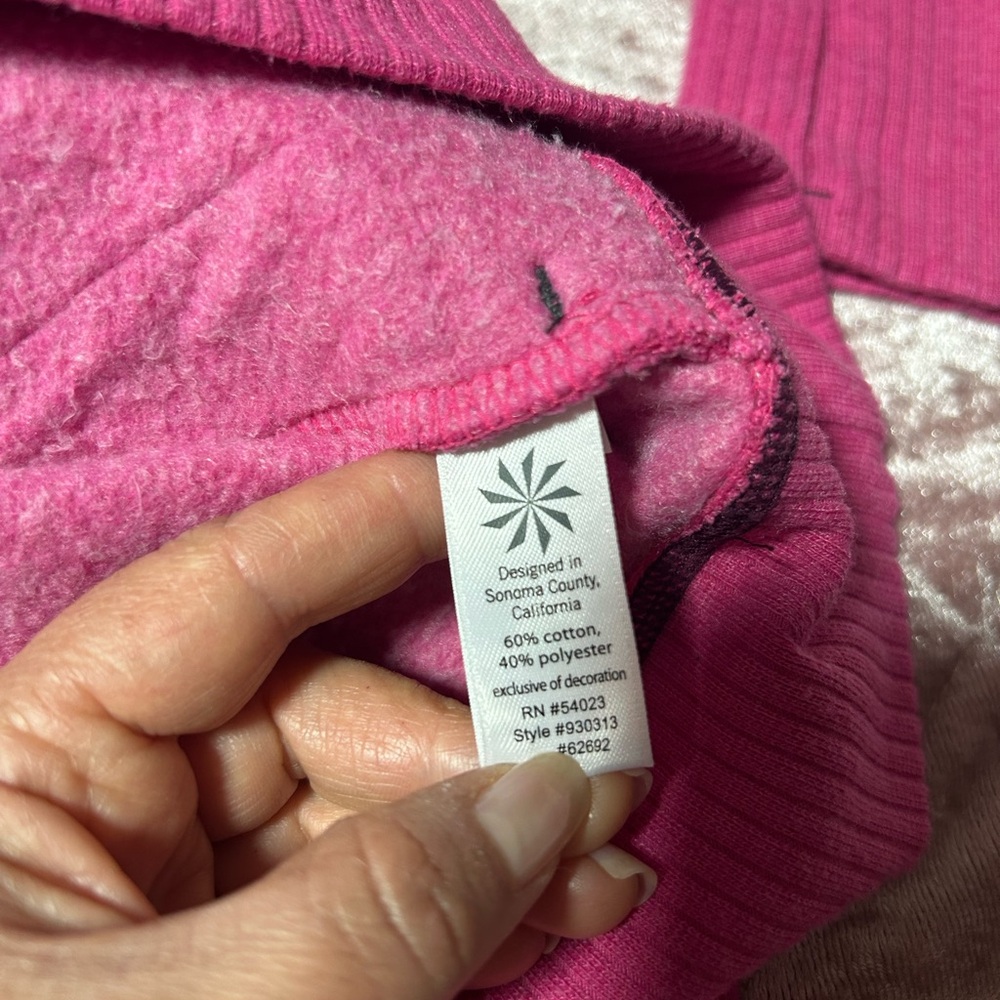 Athleta Copperfield Tube Neck Pullover Hoodie Top Size Small - Picture 7 of 7